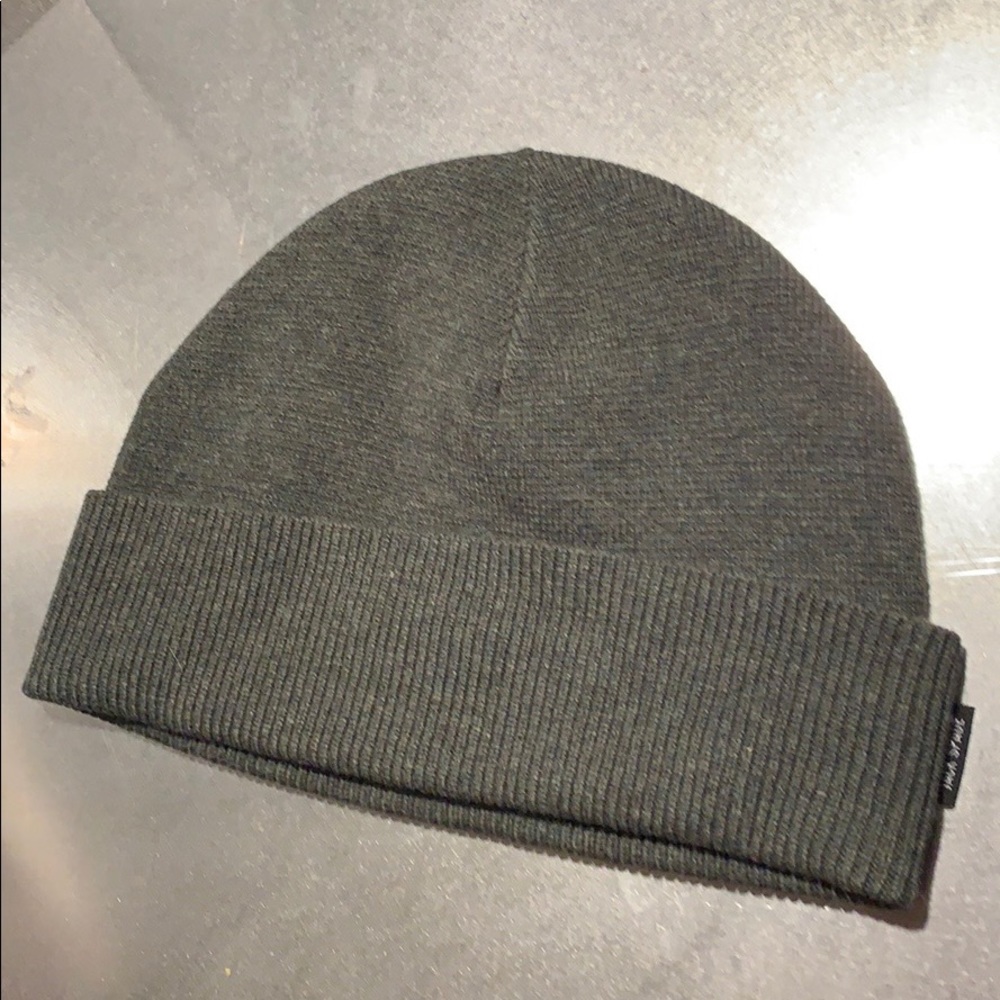 Jack Spade men’s beanie wool hat cap Olive